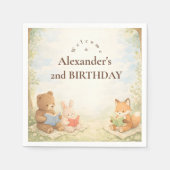 Chapter Two Little Reader Birthday Serviette (Vorderseite)