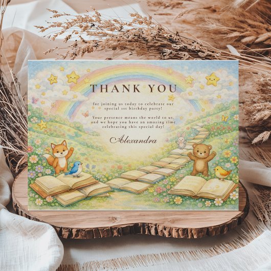 Chapter Two Turning Pages Birthday Dankeskarte