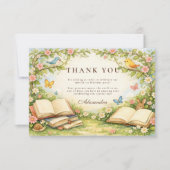 Chapter Two Woodland Story Birthday Dankeskarte (Vorderseite)