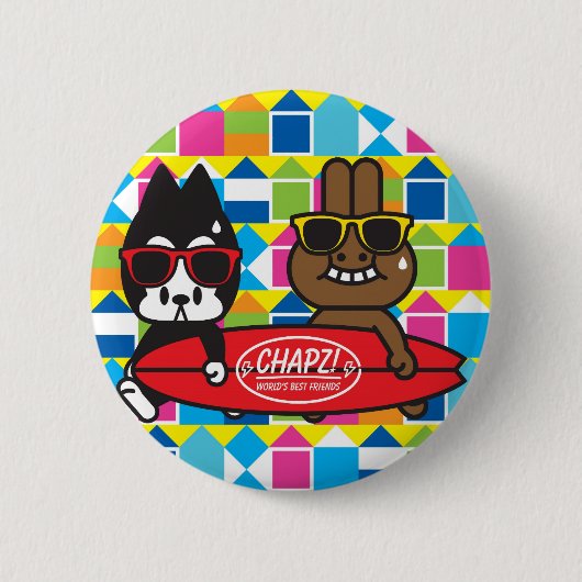 CHAPZ! surfender Knopf Button (Vorderseite)