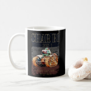 Char B1 Bis Französischer Schwertank des Zweiten W Kaffeetasse
