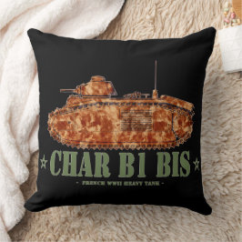 Char B1 bis Zweiter Weltkrieg französischer schwer Kissen