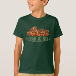 Char B1 bis Zweiter Weltkrieg französischer schwer T-Shirt