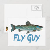 Char-Fischerei in Grönland Postkarte (Vorne/Hinten)