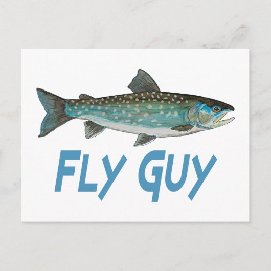 Char-Fischerei in Grönland Postkarte (Vorderseite)
