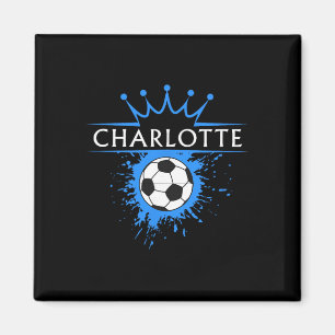 Char Lotte Fußball-Fan-Support-Stadion Zeigen Sie Magnet