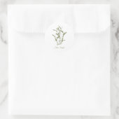 Chara Fragilis Meer-Inspiriert Runder Aufkleber (Tasche)