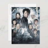 Character Collage 3 Postkarte (Vorne/Hinten)