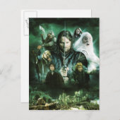 Character Collage Postkarte (Vorne/Hinten)