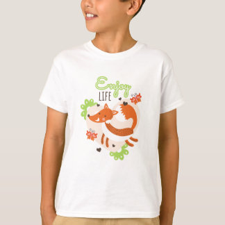 Character Fox Niedlich Enjoy Sweet T-Shirt