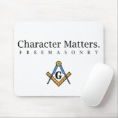 Charakter-Angelegenheiten.  Freimaurerei Mousepad (Mit Mouse)