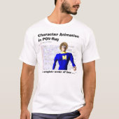 Charakter-Animation im POV-Strahl ,… T-Shirt (Vorderseite)
