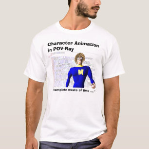 Charakter-Animation im POV-Strahl         ,… T-Shirt