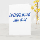 Charakter-Defekt-Erholungs-nüchternes betrunkenes Karte (Gelbe Blume)