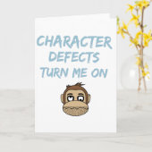 Charakter-Defekt-Erholungs-nüchternes betrunkenes Karte (Gelbe Blume)