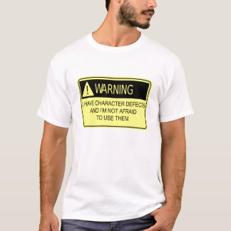 Charakter-Defekte T-Shirt