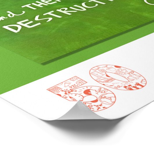 Charakter & Ethik - PZ50-Plakat Poster (Ecke)