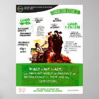 Charakter & Ethik - PZ50-Plakat Poster