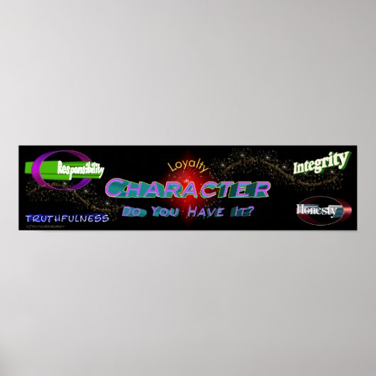 Charakter hast du es? poster (Vorne)
