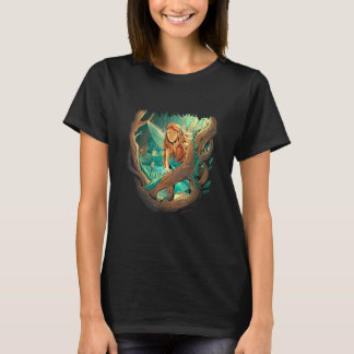 Charakter in einem Wald mag sich vorstellen T-Shirt