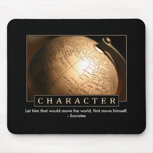 Charakter-inspirierend Mausunterlage Mousepad (Vorne)