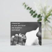 Charakter Postkarte (Stehend Vorderseite)