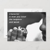Charakter Postkarte (Vorne/Hinten)