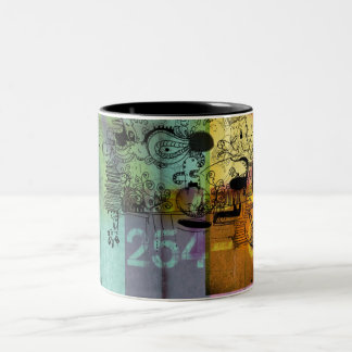 Charakter-Tasse Zweifarbige Tasse