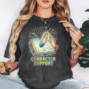 Charakter-Unterstützungsbuch High Five Humor T-Shirt
