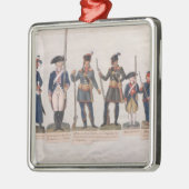 Charaktere der Französischen Revolution Ornament Aus Metall (Links)