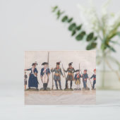 Charaktere der Französischen Revolution Postkarte (Stehend Vorderseite)