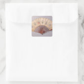 Charaktere des Affaire du Collier Quadratischer Aufkleber (Tasche)