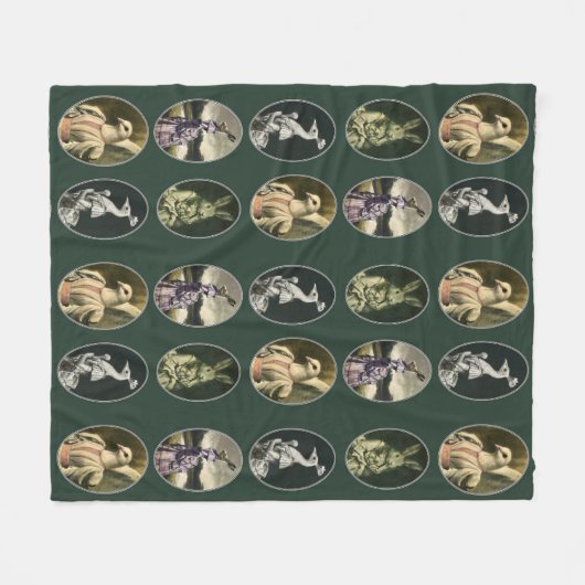 Charaktere Fleece Blanket (Vorderseite (Horizontal))