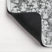Charaktere und Karikaturen Mousepad (Ecke)