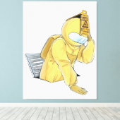 Charaktere, unter uns, Spiel, Impostor, Leinwanddruck (Insitu (Holzboden))