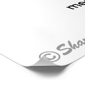 Charaktereigenschaften der effektiven Führungskräf Poster (Ecke)