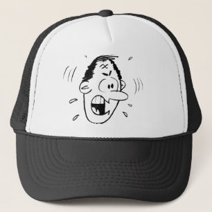 Charaktergesicht emotional truckerkappe