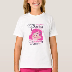 CharakterGirl-Blume Bloom-Motivation T-Shirt