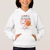Charakterische Cookie Milch Liebe Match Kinder Nie Hoodie (Vorderseite)