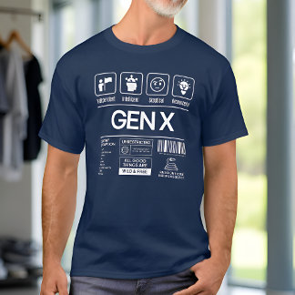 Charakteristika der Sonnengeneration X Männerflott T-Shirt