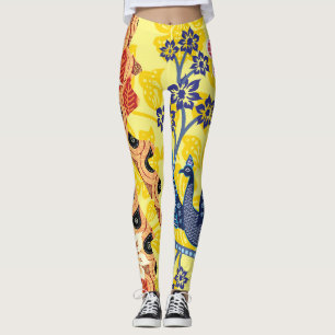 Charakteristische indonesische Batik-Motive Leggings