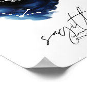 Charaktermerkmale des Schützen Poster (Ecke)