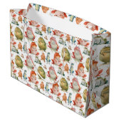 Charakterspass-Frösche Große Geschenktüte (Rückseite Schrägansicht)