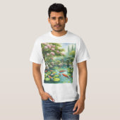 Charca de carpas Koi T-Shirt (Vorne ganz)