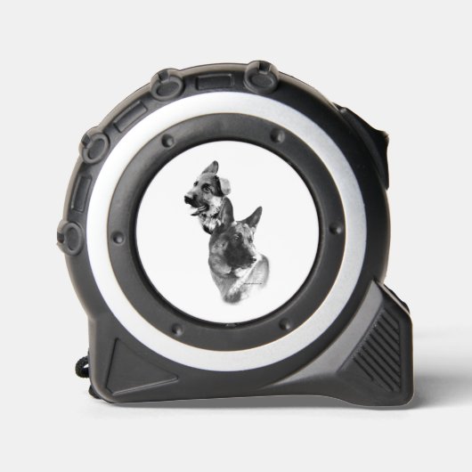 Charcoal 2 - Button Maßband (Vorderseite)