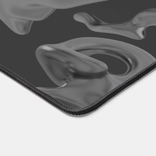 Charcoal Abstract pattern illustration Schreibtischunterlage (Ecke)