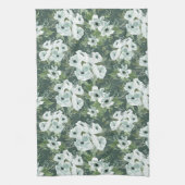 Charcoal Anemones Geschirrtuch (Vertikal)