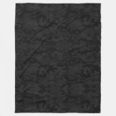 Charcoal Camouflage Fleece Blanket (Vorderseite)
