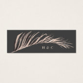 Charcoal Cream Pampas Grass Gray Gift Registry (Vorderseite)