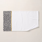CHARCOAL GOLD PEBBLE BADEZIMMER TOWEL SET (Handtuch)